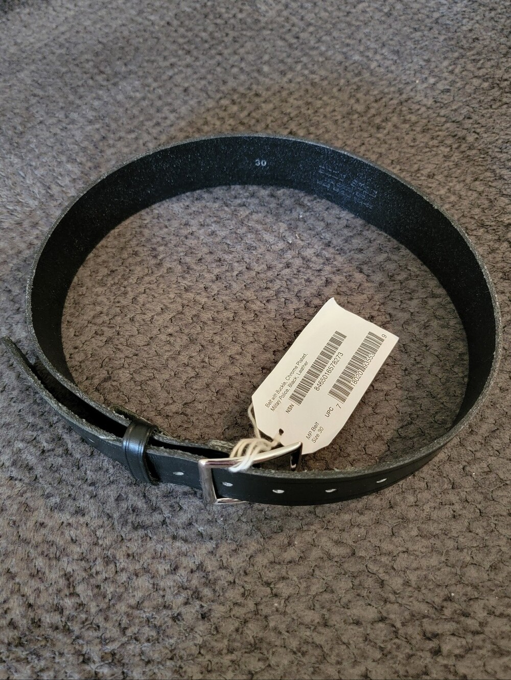 Military Police leather belt - Picture 4 of 8